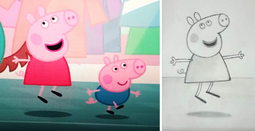 HOW TO DRAW PEPPA PIG - KENFORTES ONLINE kids art lessons