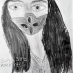 safe from corona SAHASRA - kenfortes art class online art home work jpeg